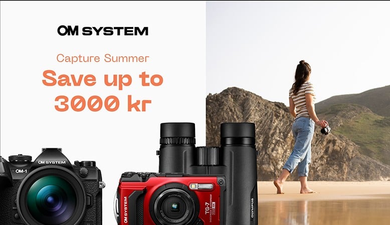 OM System tilbyder en cashback på udvalgte produkter.